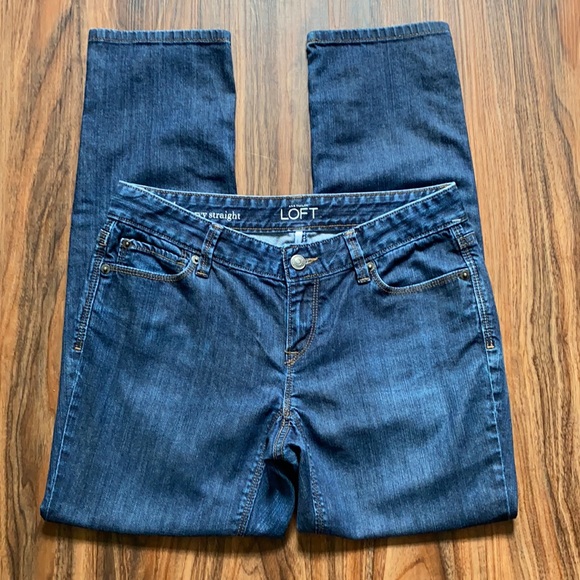 LOFT Denim - Loft curvy straight ankle jeans, 4P
